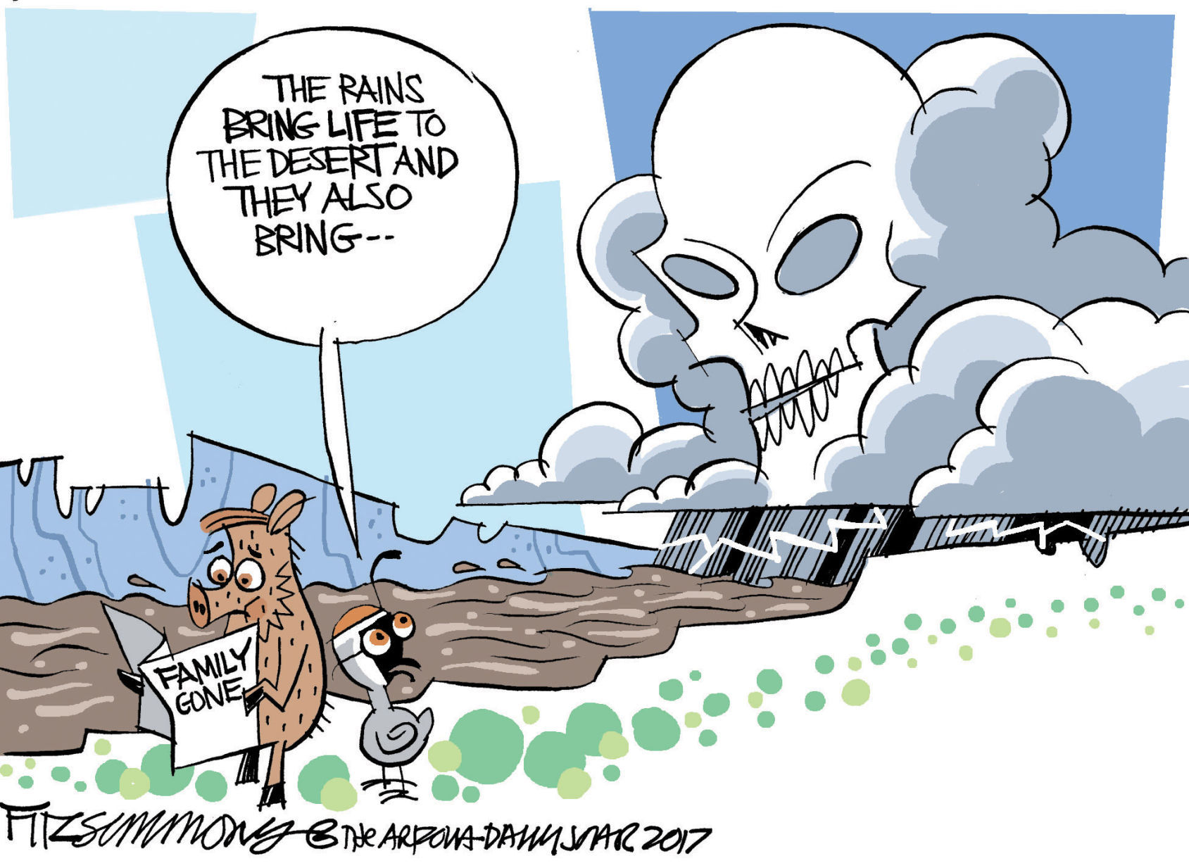 Daily Fitz Cartoon: Monsoons